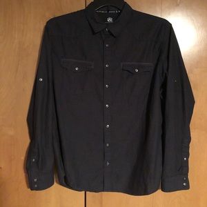 Black Button-Down